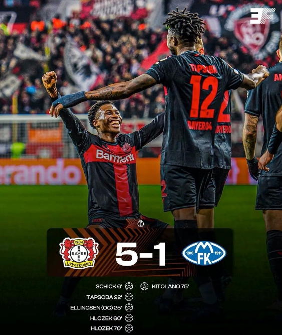 勒沃庫森全勝晉級！歐聯杯16強門票已拿下